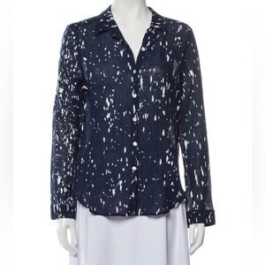 Generation Love Paint Splatter Cotton Button Up Shirt Small